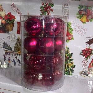 Pier 1 Festive Pink Ornament Collection